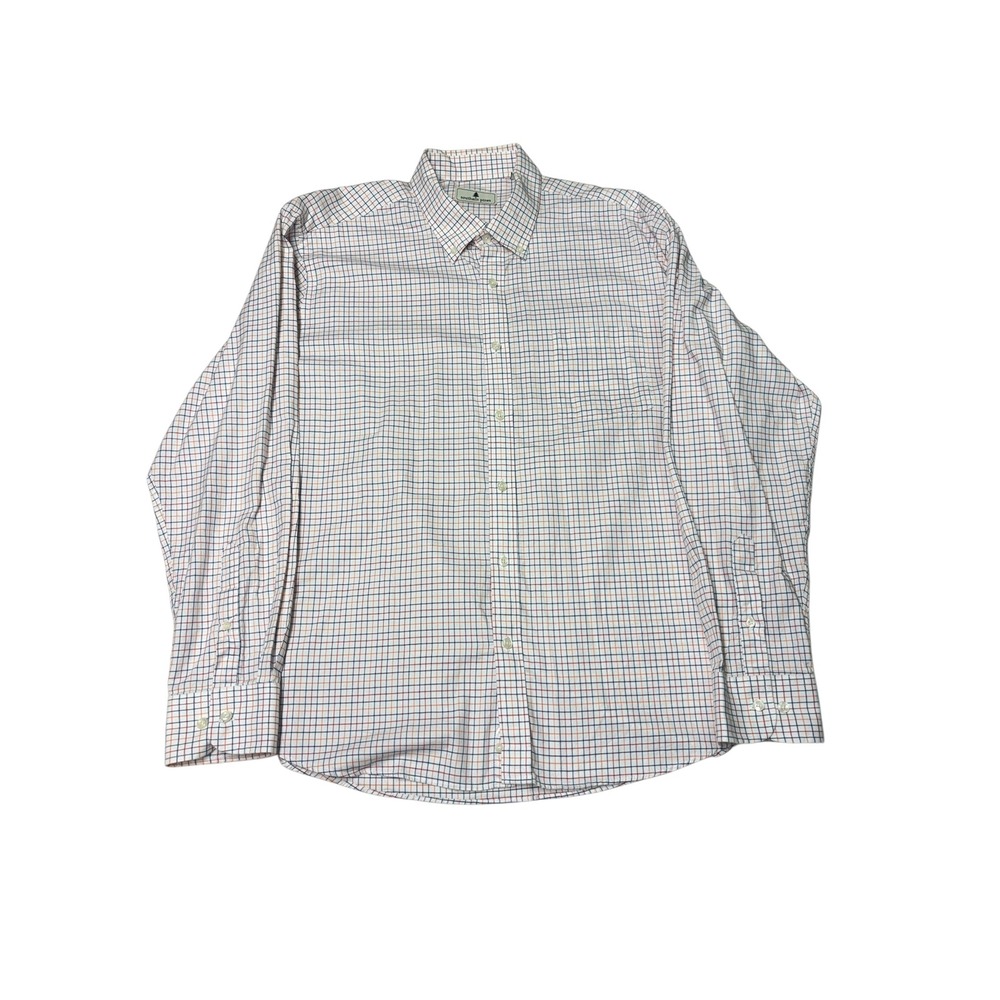 Southern Pines Mens‎ XL Plaid Button Down Long Sleeve Dress Shirt